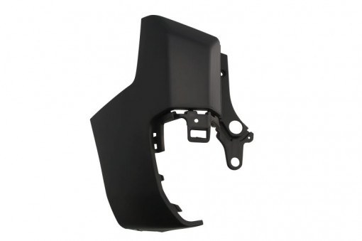 Flaps bara protectie Spate Stanga versiune cu clapeta spate; versiune lungita, negru potrivit CITROEN BERLINGO, BERLINGO/MINIVAN; OPEL COMBO E TOUR / LIFE, COMBO/MINIVAN 03.18-