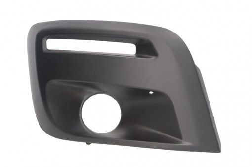 Grila bara fata dreapta cu locas proiectoare, cu locas lumini zi, plastic, grunduita CITROEN BERLINGO; PEUGEOT PARTNER intre 2015-2018
