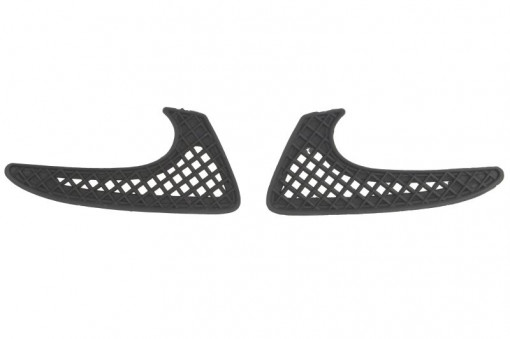 Grila bara Spate Dreapta/Stanga 2 buc. set, 3D, plastic, negru potrivit FIAT PUNTO, PUNTO EVO/HATCHBACK, PUNTO/HATCHBACK 09.99- 09.99-06.03