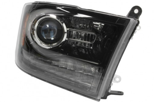 Lampa fata Dreapta (HIR2/LED, manual, fara ECE, culoare: negru) potrivit RAM 1500, 2500, 3500 04.13-01.15