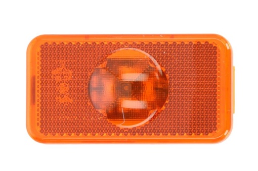 Lumina delimitare stanga/dreapta, portocaliu, LED, inaltime 54mm; latime 102mm fara prindere, 24V