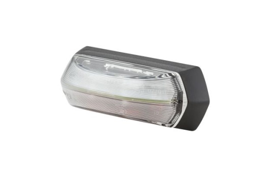Lumina delimitare stanga/dreapta, rosu/alb, LED, inaltime 99,2mm; latime 37,5mm; adancime 37,7mm 24V
