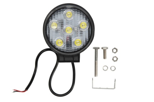 Lumina lucru (LED, 12/24/30V, 18W, 1200lm, numar elemente LED: 6, adancime: 37mm, diametru: 115mm, lumina focalizata)