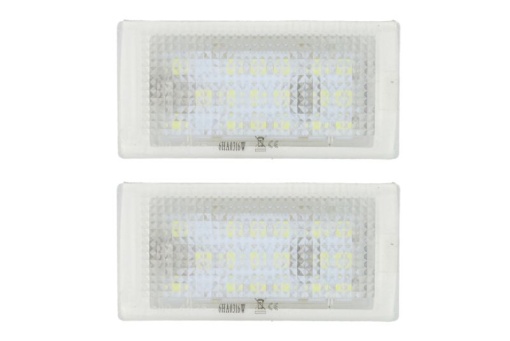 Lumina numar inmatriculare, culoare lumina: alb; set, 12V, cu aprobare circulatie potrivit BMW 3 (E46) 12.98-12.07