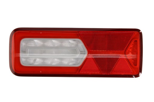 Stop spate dreapta LC12T (LED, 24V, cu intermitent, cu far ceață, lumina de marșarier, cu stop, lumină de parcare, reflector triunghiular) potrivit SCHMITZ