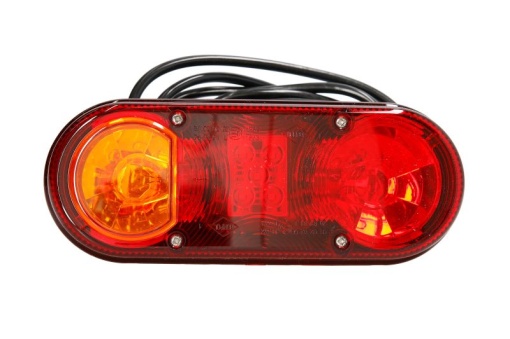 Stop spate stanga (LED, 12/24V, cu intermitent, cu lumina stop, lumini parcare, fara reflector)