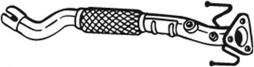 Teava esapament Fata (lungime:690mm) potrivit OPEL CORSA D, CORSA D/HATCHBACK 1.3D 07.06-06.11