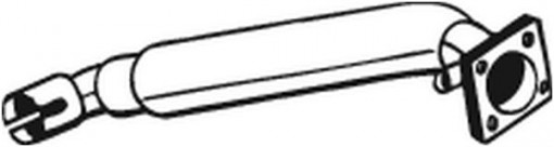 Teava esapament Fata potrivit BMW 5 (E60), 5 (E61) 2.0D/2.5D/3.0D 09.02-05.10