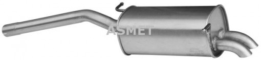 Toba finala esapament potrivit VW CADDY III, CADDY III/MINIVAN 1.9D 04.04-08.10