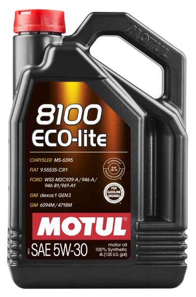 Ulei motor 8100 (4L) 5W30 ;API RC; SP; CHRYSLER MS-6395; DEXOS1 GEN2; DEXOS1 GEN3; FIAT 9.55535 CR1; FORD M2C929 A; FORD M2C946 A; FORD M2C946 B1; FORD M2C961 A1; GM 4718M; GM 6094M; HONDA; HYUNDAI; K