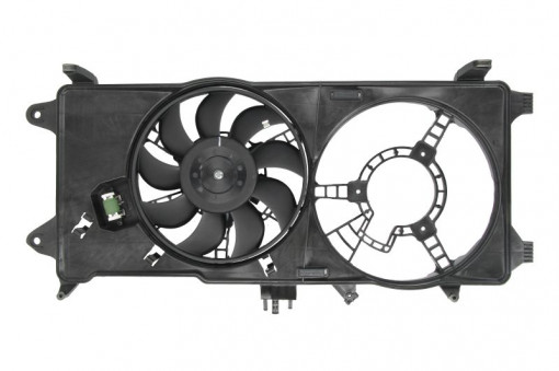 Ventilator radiator (cu carcasa) potrivit FIAT DOBLO, DOBLO/MINIVAN 1.3D/1.9D 10.01-