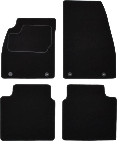 Covoras podea cauciuc MAMMOOTH Velours, 4 buc, fata/spate, set, culoare negru, potrivit SAAB 9-5 05.10-01.12, Saloon