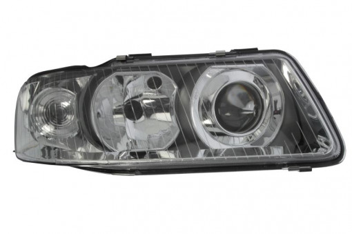 Far dreapta (H1/H7, reglaj electric, fundal cromat) AUDI A3 2000-2003
