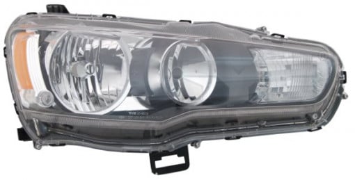 Far dreapta (HB3/HB4, electric, fundal negru) MITSUBISHI LANCER VIII
