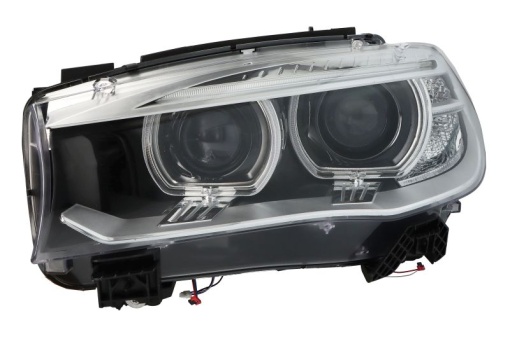 Far fata Stanga (bi-xenon, D1S/LED/W21/WY21W, automat, cu motor, culoare insert: negru) potrivit BMW X5 (F15, F85), X6 (F16, F86) -06.18