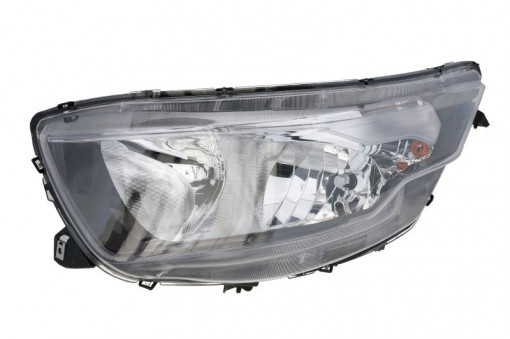 Far stanga (H1/H7, reglaj electric, cu motoras, fundal negru) IVECO DAILY 2014-2019