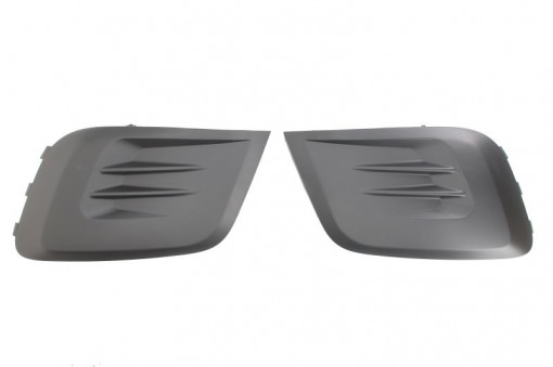 Grila bara fata stanga/dreapta 2 buc. set, neagra CITROEN BERLINGO; PEUGEOT PARTNER intre 2015-2018