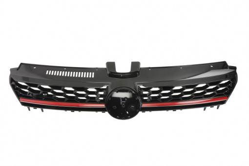 Grila fata GTI, negru/rosu VW GOLF 7 VII dupa 2012