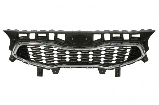 Grila radiator Mijloc cadru cromat potrivit KIA PRO CEE'D 1.0-1.6D 2013-2018