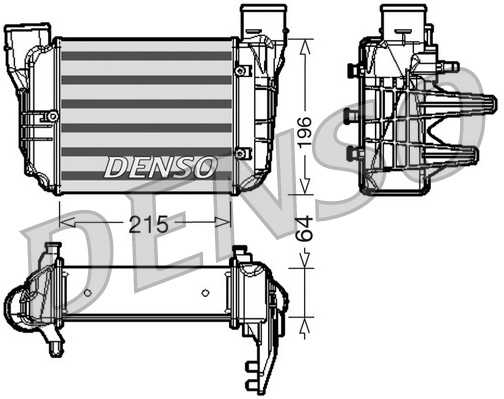 Intercooler potrivit AUDI A4 B6, A4 B7; SEAT EXEO, EXEO ST 1.8 11.00-05.10