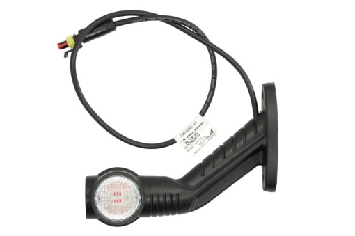 Lumina clarificare dreapta; SUPERPOINT III, portocaliu/rosu/alb, LED, suprafata, lungime cablu 500mm, cu brat lung, 24V (cu un dop, conector: SUPERSEAL 2PIN, SUPERPOINT III) potrivit SCHMITZ