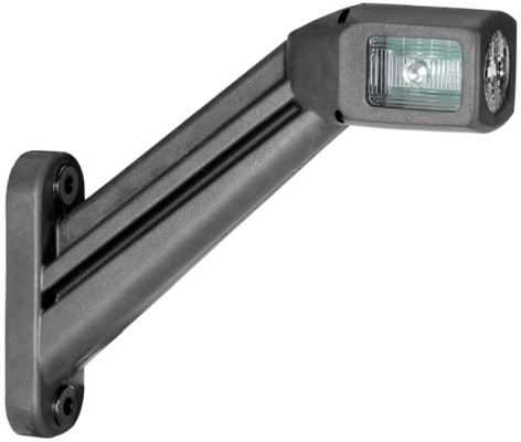 Lumina delimitare dreapta, portocaliu/rosu/alb, LED; latime 35mm, lungime cablu 500mm, 12/24V (IP6K9K)
