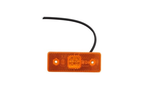 Lumina delimitare stanga/dreapta, galben, LED, inaltime 41mm; latime 110mm; adancime 7/39/110mm, fixare orizontala, lungime cablu 200mm, fara prindere, 24V
