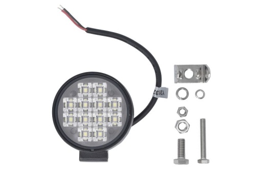 Lumina lucru (LED, 9/12/24/32V, 12W, 1000lm, numar diode: 12, inaltime: 94,6mm, adancime: 30mm, diametru: 77,5mm, lungime cablu: 0,2m)