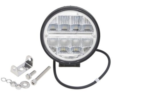 Lumina lucru (LED, 9/36V, 24W, 2272lm, lungime: 129mm, inaltime: 151mm, adancime: 51,5mm, diametru: 128mm, 2 generatie; rotund; Tehnologia RFT)
