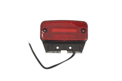 Lumini clarificare stanga/dreapta, rosu, LED, inaltime 54,2mm; latime 114,4mm; adancime 22,3mm, în relief, cu cuier, 12/24V