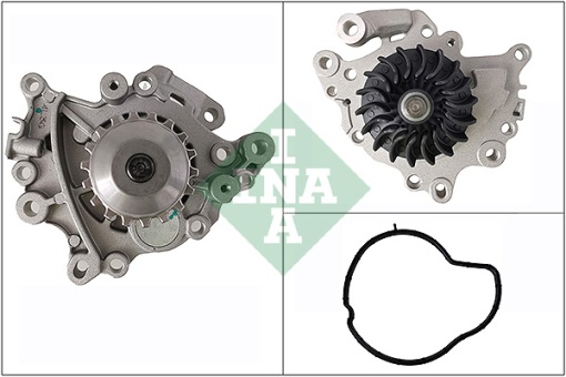 Pompa apa cu garnitura potrivit DS DS 3 / DS 3, DS 4 II, DS 7; CITROEN BERLINGO, BERLINGO/MINIVAN, C3 / C3 ORIGIN III, C3 AIRCROSS II, C3 III, C4 CACTUS, C4 III, C4 SPACETOURER 1.5-2.0DH 10.01-
