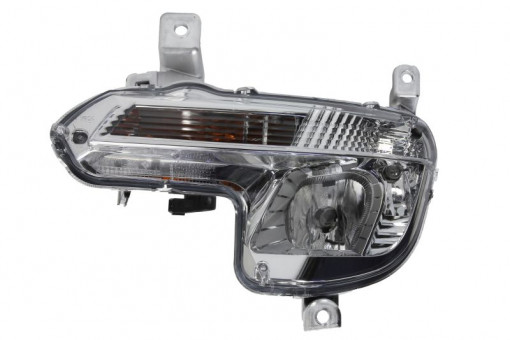 Proiector ceata Stanga (H8/PY21W, cu DRL; cu lumini curbe) potrivit PEUGEOT 508 I 11.10-