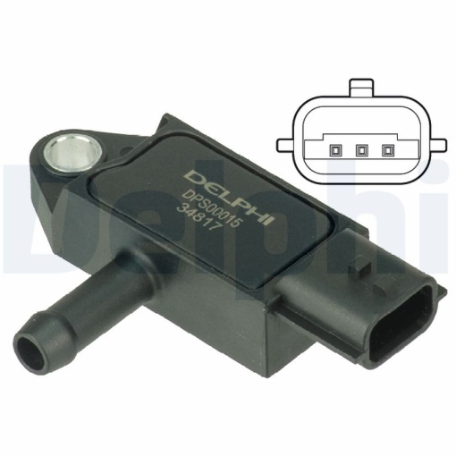 Senzor presiune gaze evacuare (numar pini: 3) potrivit DACIA DOKKER, DOKKER EXPRESS/MINIVAN, DUSTER, DUSTER/SUV, LODGY, LOGAN, LOGAN EXPRESS, LOGAN II, LOGAN MCV 1.5D-3.0D 06.05-