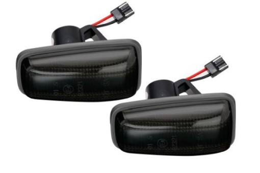 Set lumini semnalizare stanga/dreapta (fumuriu, LED, dinamic) potrivit CITROEN BERLINGO, BERLINGO/MINIVAN, EVASION, JUMPY I, SAXO, XANTIA, XM, XSARA, ZX; FIAT ULYSSE; PEUGEOT 106 I, 106 II 1.0-Electric 05.89-12.15