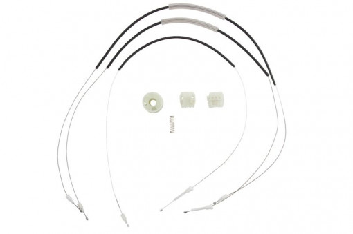 Set reparatie macara geam spate stanga (set) potrivit VW MULTIVAN T5, MULTIVAN T6, TRANSPORTER T5, TRANSPORTER T6 04.03-