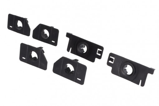 Set suporti senzori parcare Fata (6 buc., plastic, negru) potrivit OPEL ZAFIRA C 10.11- 10.11-11.16