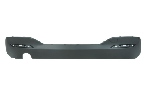 Spoiler bara spate inferior pachet M, negru, cu un decupaj teava evacuare: stanga: 1 potrivit BMW 1 F20, F21 03.15-06.19