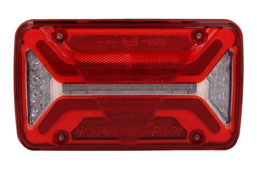 Stop spate dreapta MULTILED III (LED, 12/24V, cu intermitent, cu far de ceata, marsarier, cu stop, lumina de parcare, reflector triunghiular, conector: ASS2 7PIN) potrivit ADR