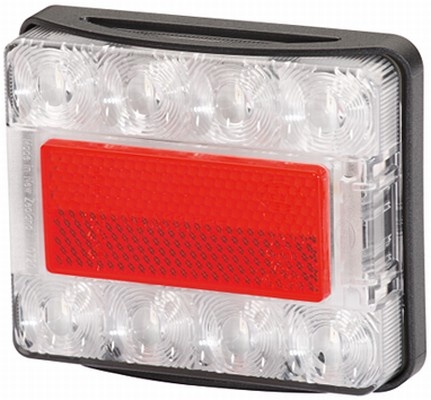 Stop spate stanga/dreapta (LED, 12/24V, cu intermitent, cu stop, lumina de parcare, cu iluminare placuta)