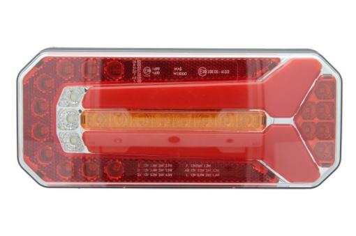 Stop spate stanga/dreapta (LED, 12/24V, cu intermitent, lumina de marșarier, cu stop, lumina de parcare, reflector, indicator dinamic, conector: WAS 5)