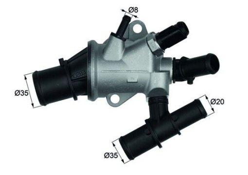 Termostat lichid racire (88°C, in carcasa) potrivit FIAT MULTIPLA 1.9D 09.00-06.10