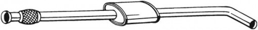 Toba esapament intermediara potrivit RENAULT MEGANE I, MEGANE I CLASSIC, MEGANE SCENIC 1.4/1.6 01.96-08.03