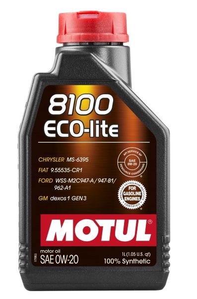 Ulei motor 8100 (1L) 0W20 ;API RC; SP; CHRYSLER MS-6395; DEXOS1 GEN2; DEXOS1 GEN3; FIAT 9.55535 CR1; FORD M2C947 A; FORD M2C947 B1; FORD M2C962 A1; HONDA; HYUNDAI; KIA; LEXUS; MAZDA; MITSUBISHI; NISSA