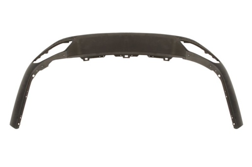 Capac bara spate negru, cu un decupaj teava evacuare: 2 potrivit VW PASSAT B8 Saloon 08.14-01.19