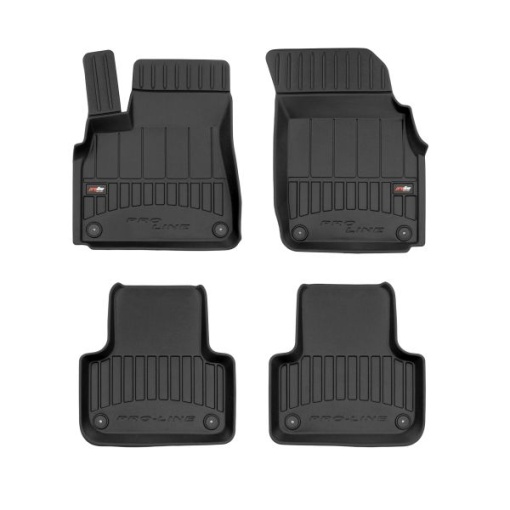 Covoras podea cauciuc FROGUM TPE, 4 buc proLine 3D, fata/spate, set, culoare negru, potrivit AUDI Q7, Q8; LAMBORGHINI URUS 01.15-, SUV