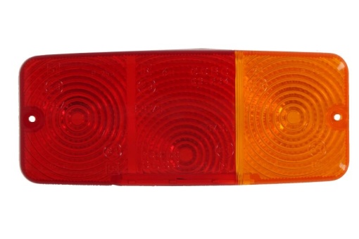 Dispersor stop dreapta (portocaliu/rosu, cu intermitent, lumina de marșarier, cu stop) potrivit CASE IH 55, 60, 65, 70, 75, 80, 85, 90, 95; DEUTZ FAHR 310, 60 A, 70; LANDINI 5500, 6500, 7500, 8500, 100