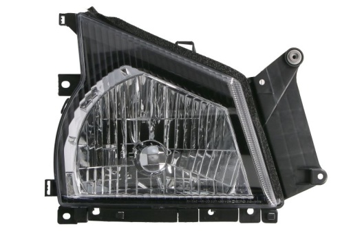 Far Dreapta (H4, manual, fara motoras, culoare insert: argintiu) potrivit ISUZU ELF -12.06