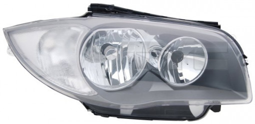 Far dreapta (H7, reglaj electric, fundal cromat) BMW Seria 1 (E81),Seria 1 (E82),Seria 1 (E87),Seria 1 (E88)