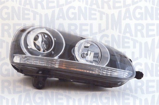 Far Stanga (bi-xenon, D2S/H21W/H7/W5W, automat, cu motor, culoare insertie: negru) potrivit VW GOLF V, JETTA III -10.10