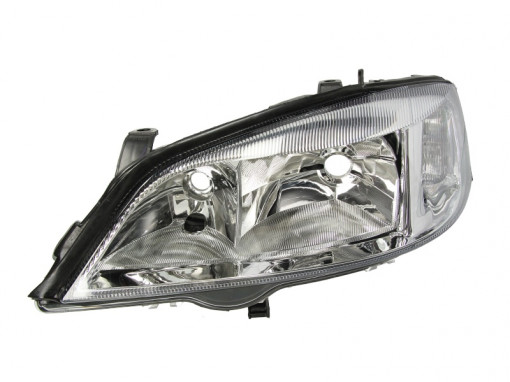 Far stanga (H7/HB3, electric, fundal argintiu) OPEL ASTRA 1998-2009